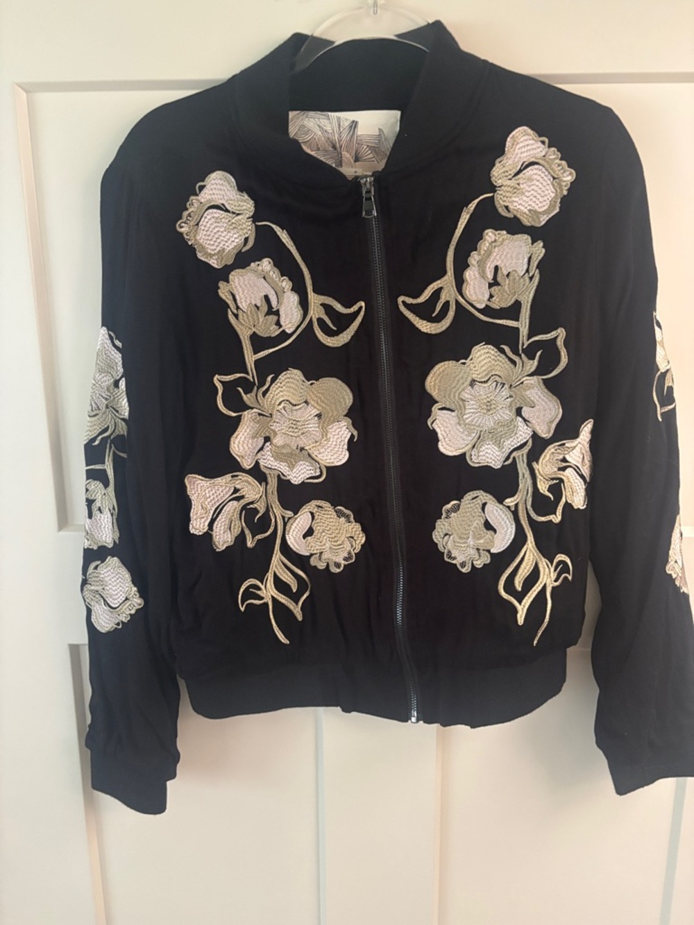 EUC Kimchi Blue Molly Embroidered Bomber Jacket